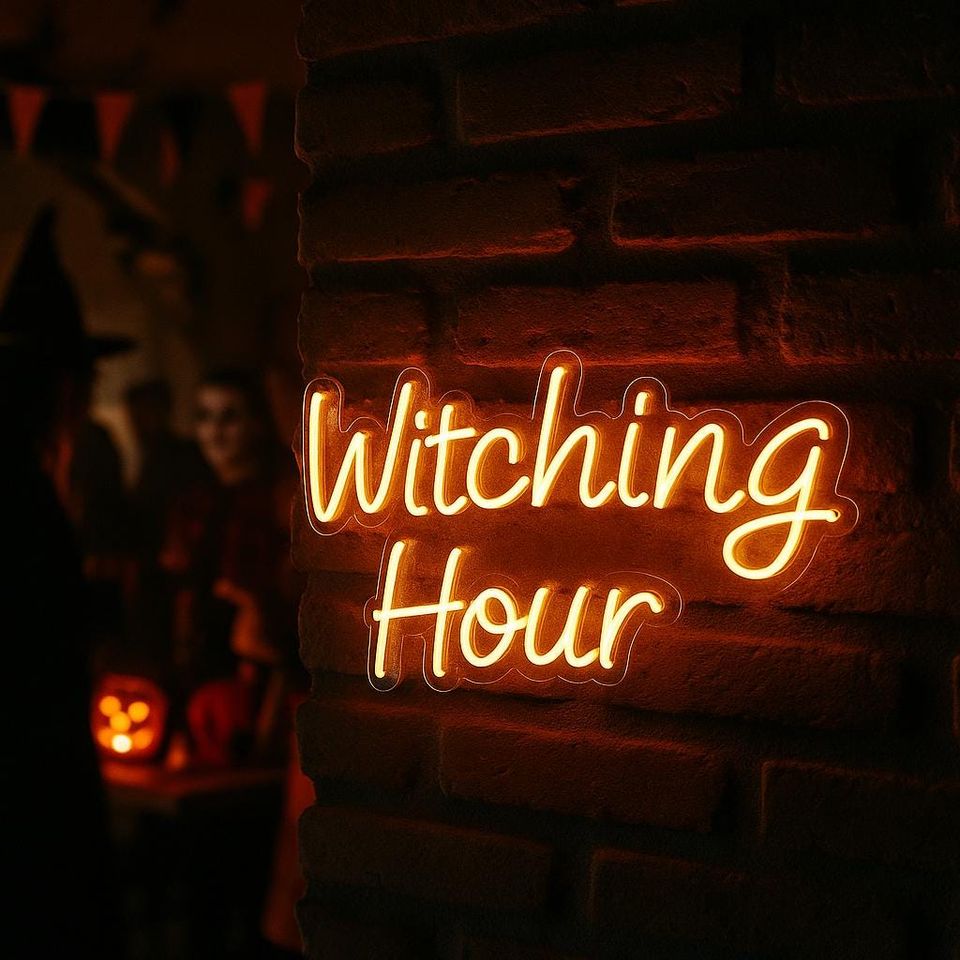 Halloween Light. Gift Idea for Halloween Fan. Halloween Party Neon Decor.