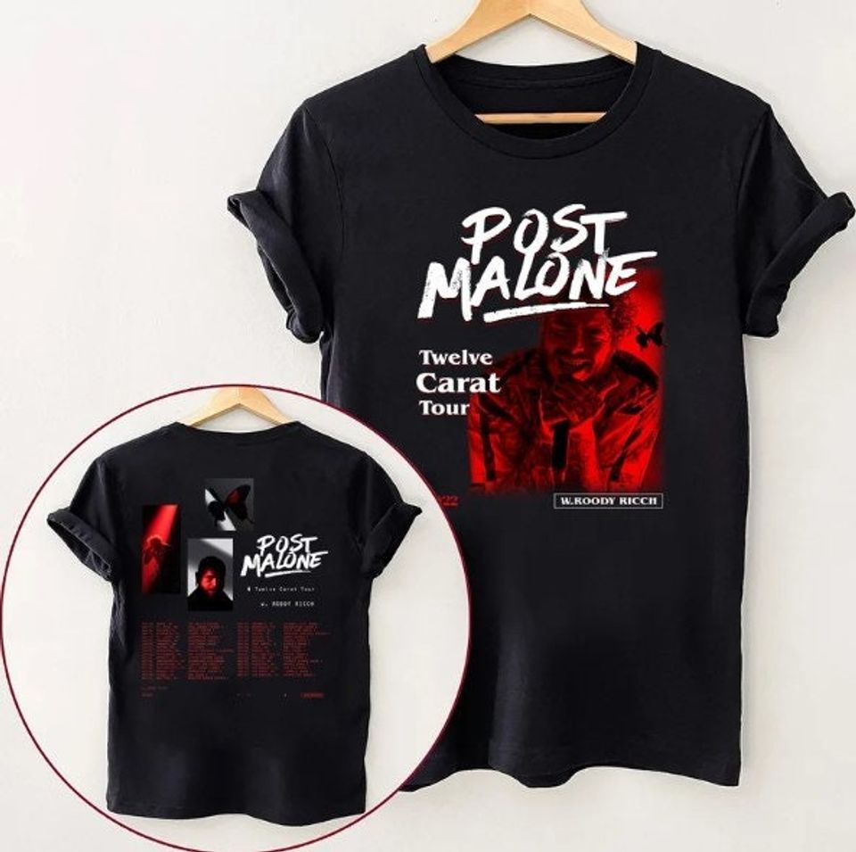 Post Malone Twelve Carat 2022 Tour Hoodie
