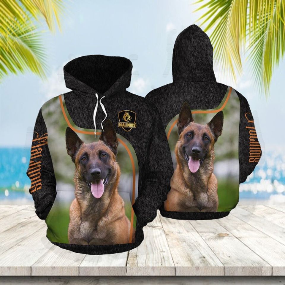Unisex Malinois Dog Hoodie, Sweatshirt, Pullover, Animal Lover Clothing