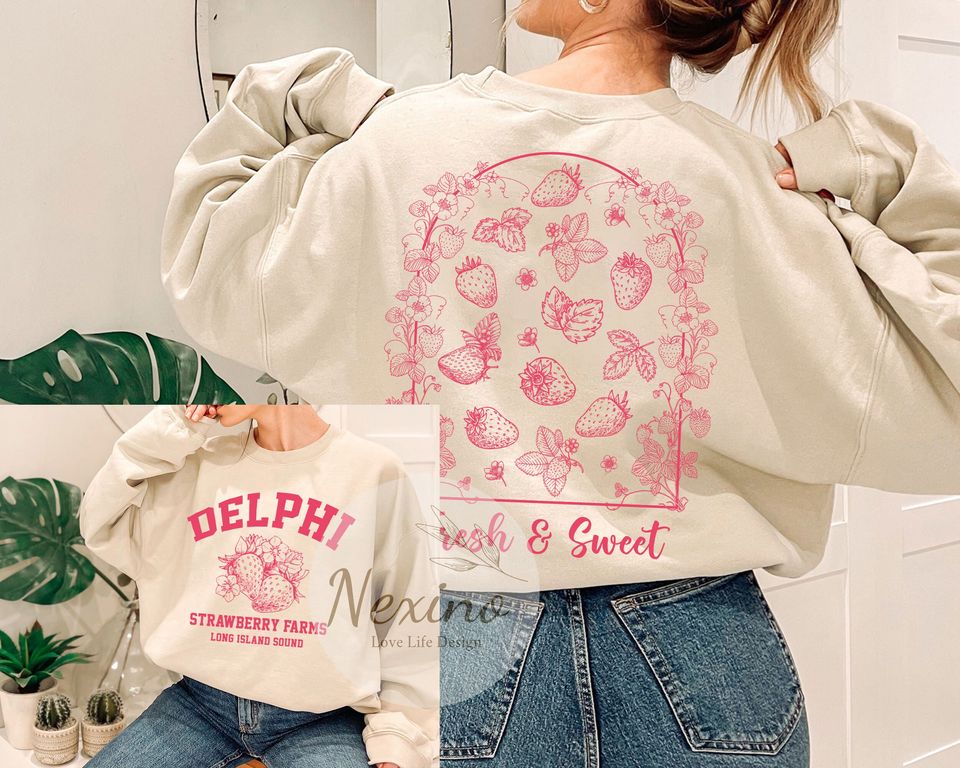 Delphi Strawberry Farms Sweatshirt, Percy Jackson the Olympians Shirt