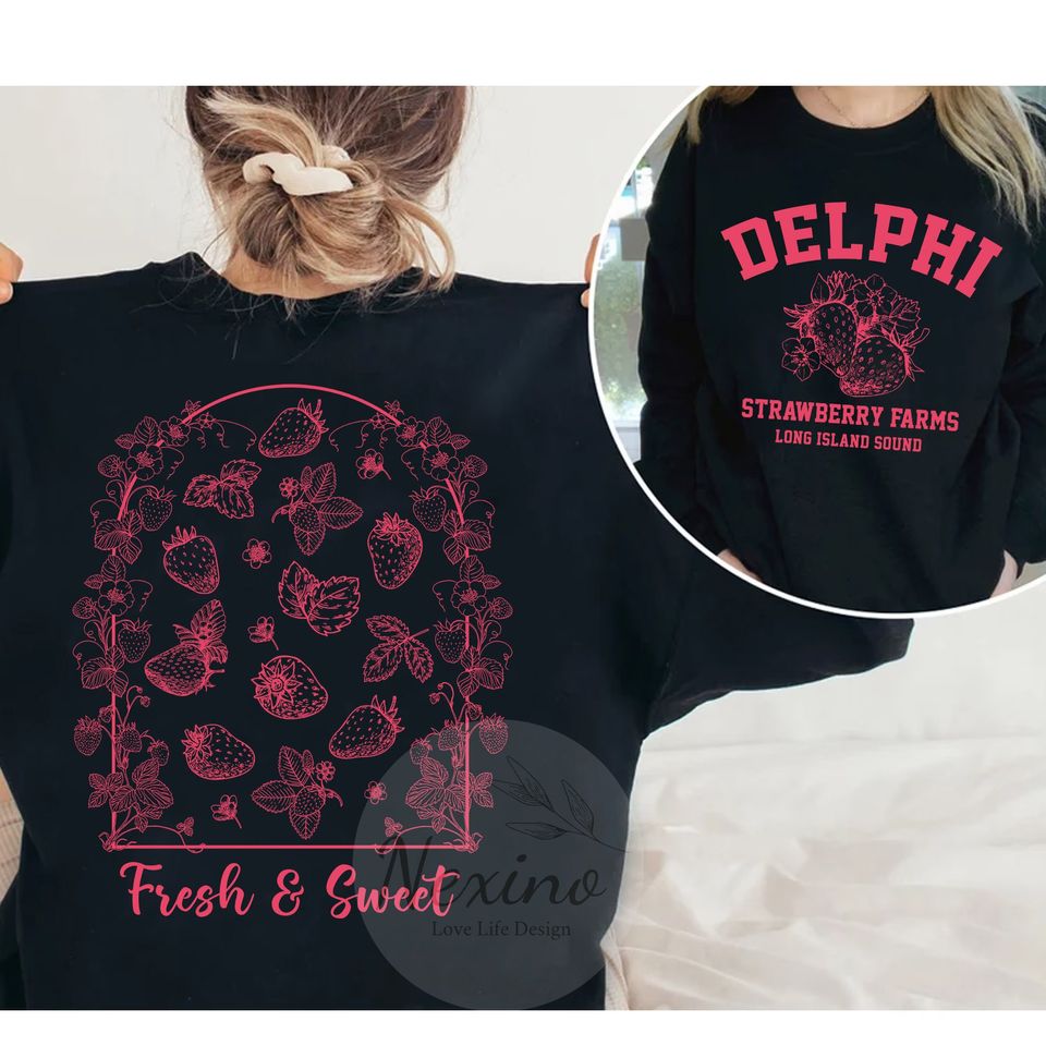 Delphi Strawberry Farms Sweatshirt, Percy Jackson the Olympians Shirt