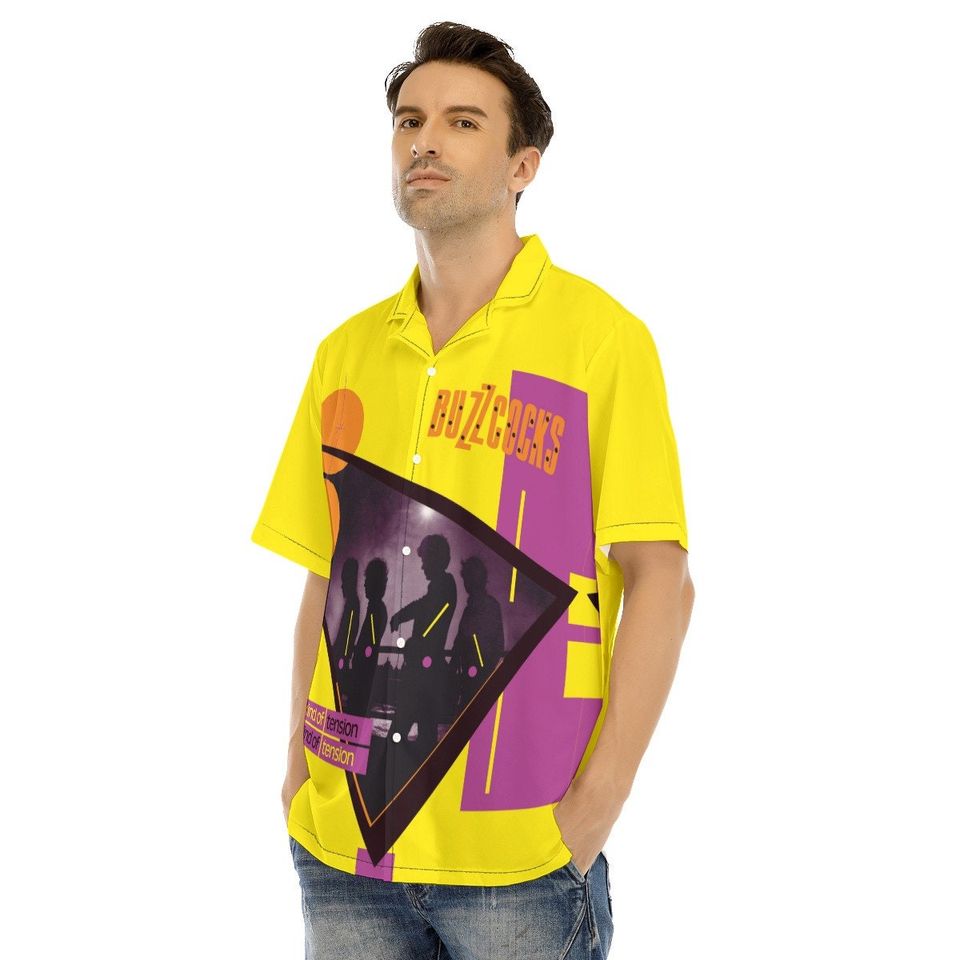 Buzzcocks All-Over Print Hawaiian Button Down Shirt Rock Bands Series