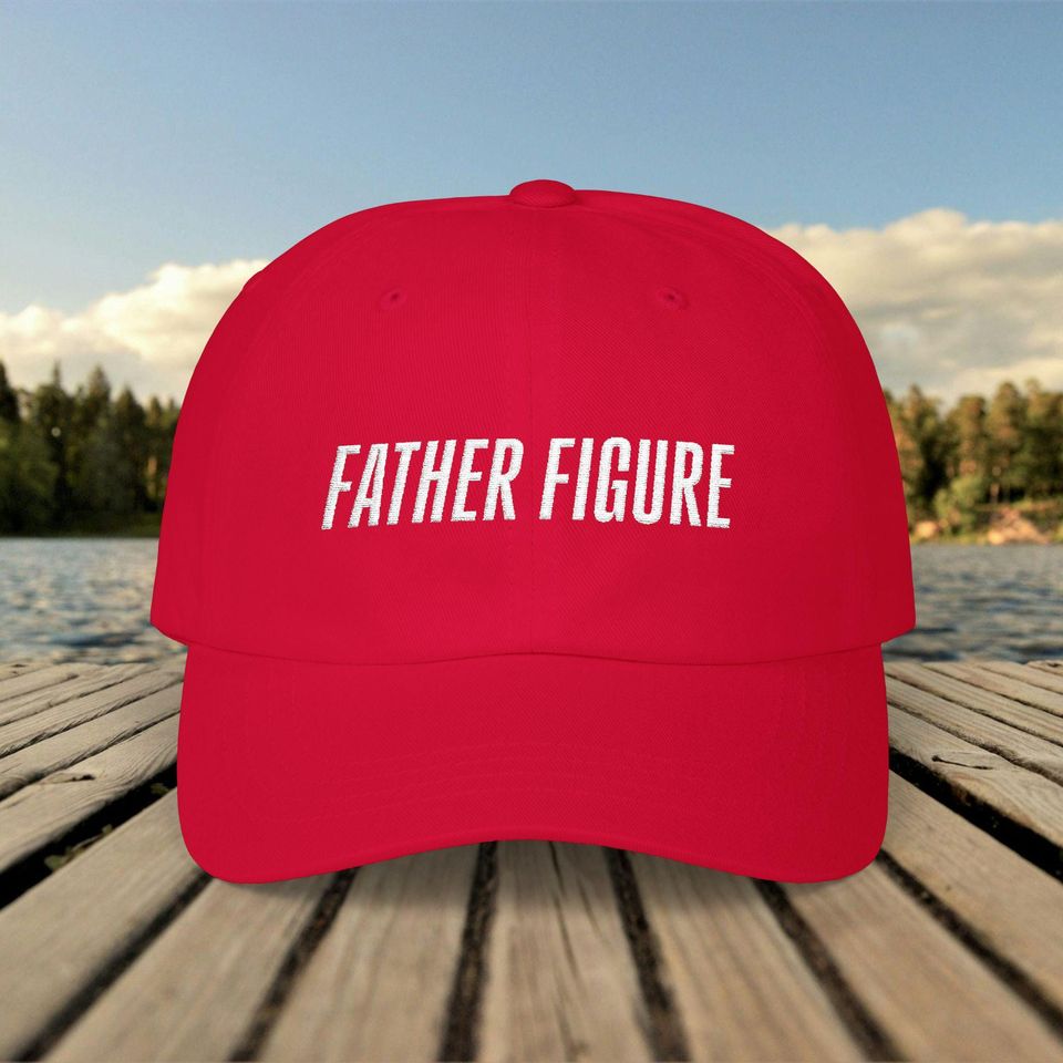 Father Figure Embroidered Baseball Hat - Unisex Adjustable, Casual Everyday Wear