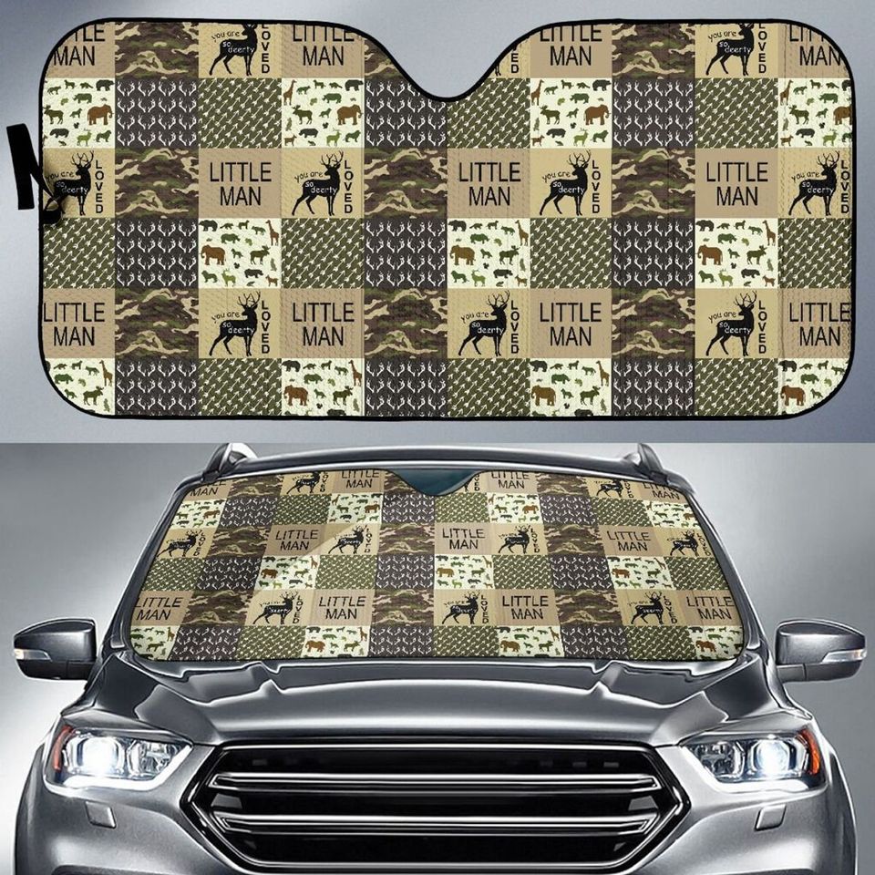 Deer Camo AUTO SUN SHADE Customized Gift Car Accessories