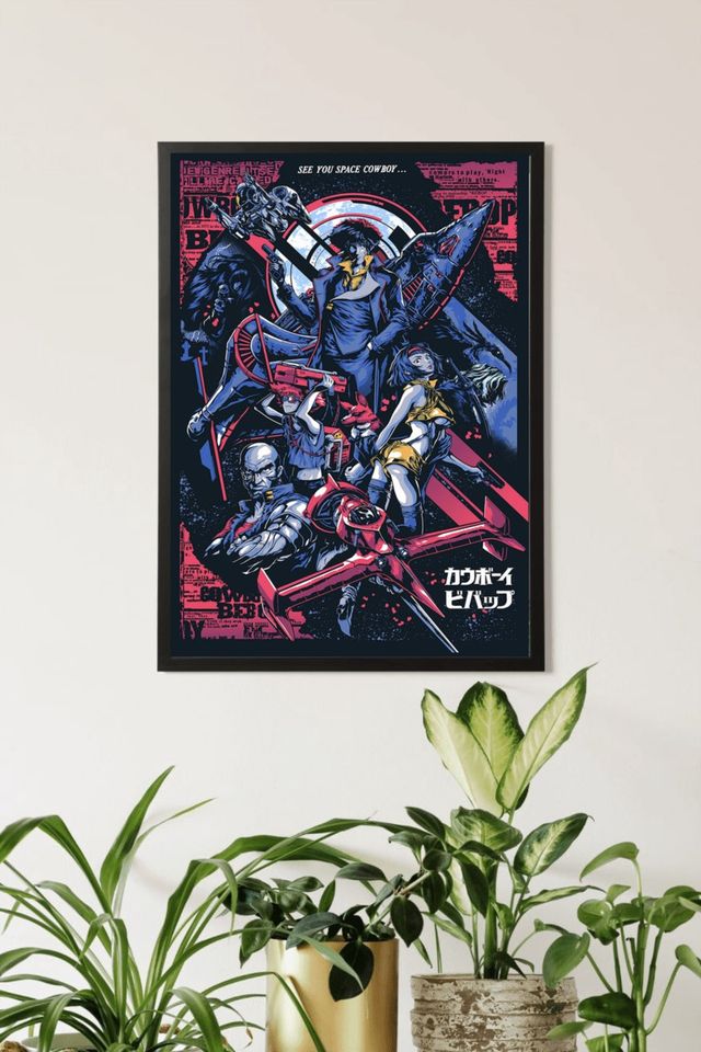 Cow Bebop anime poster Canvas poster