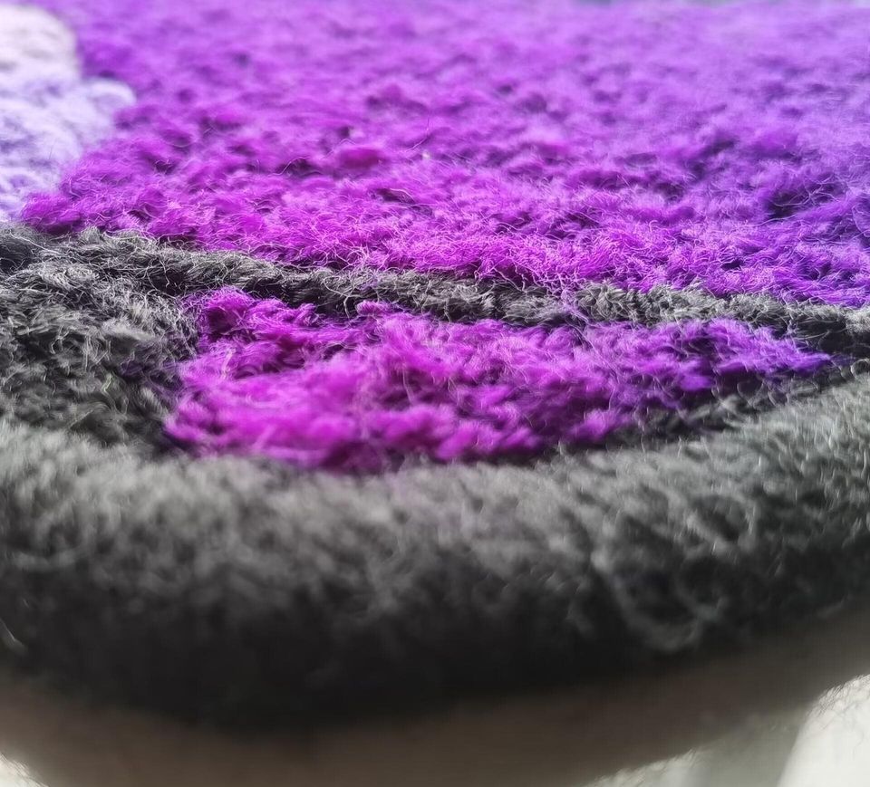 Gengar Rug,Knitting Rug Home Decor