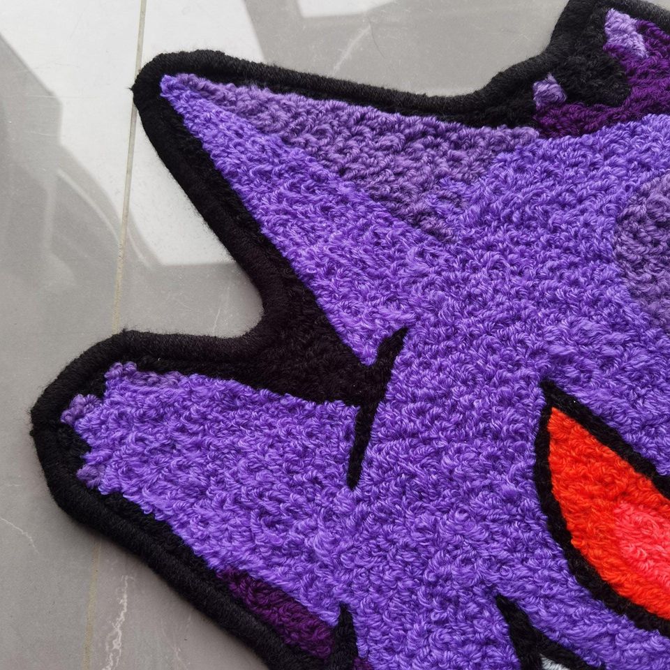 Gengar Rug,Knitting Rug Home Decor