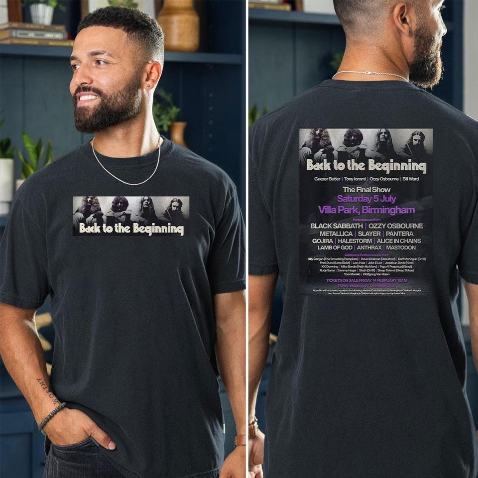 Black Sabbath Back to the Beginning 2025 T-Shirt