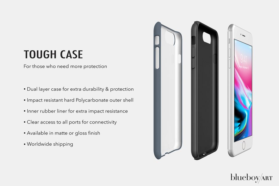 Gay Couple iPhone Case, Minimal Line Art iPhone case