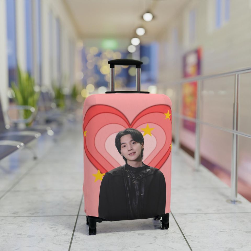 Suga Luggage Cover BTS Fan Travel Accessory