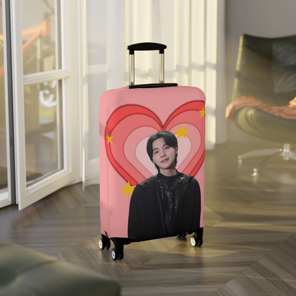 Suga Luggage Cover BTS Fan Travel Accessory