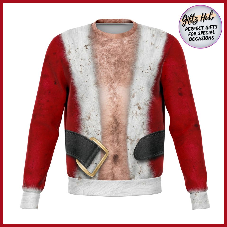 Funny Santa Claus ugly christmas 3D Sweater
