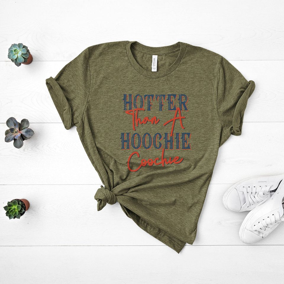 Hotter Than A Hoochie Coochie Shirt,Alan Jackson Vintage Retro