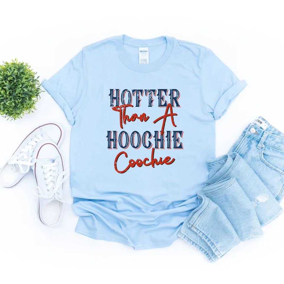 Hotter Than A Hoochie Coochie Shirt,Alan Jackson Vintage Retro