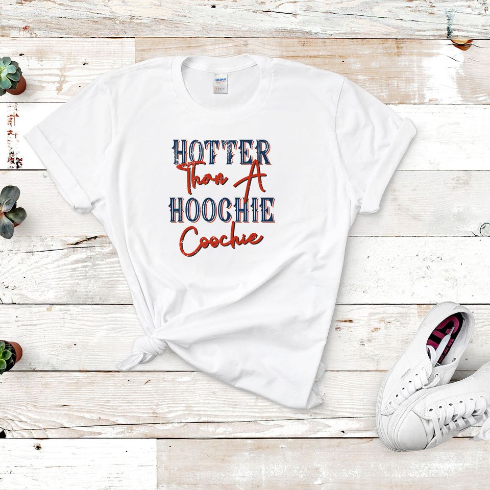 Hotter Than A Hoochie Coochie Shirt,Alan Jackson Vintage Retro