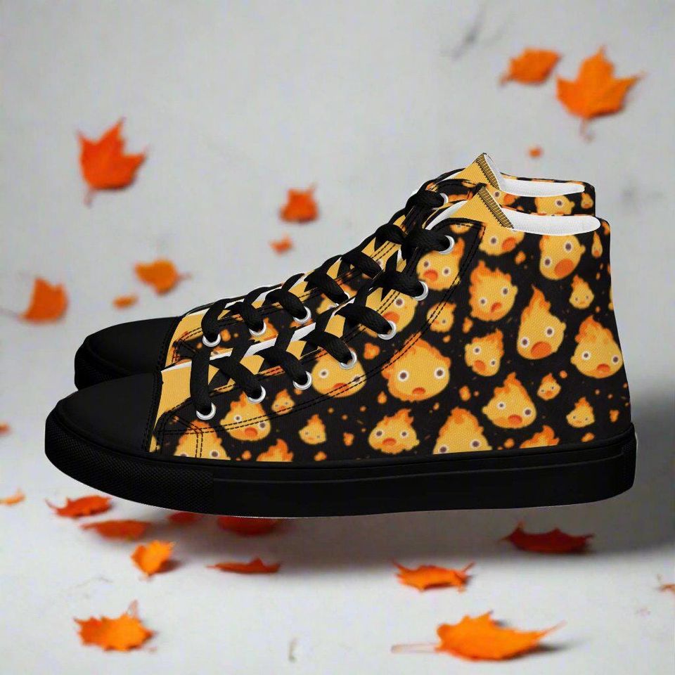 Calcifer | Womens & Girls High Top Sneakers