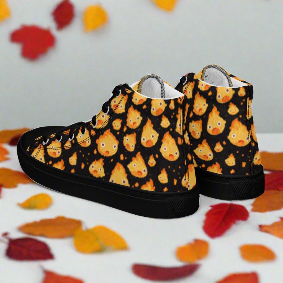 Calcifer | Womens & Girls High Top Sneakers