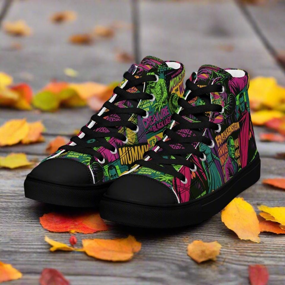 Universal Monsters | Women & Girls High Top Sneakers