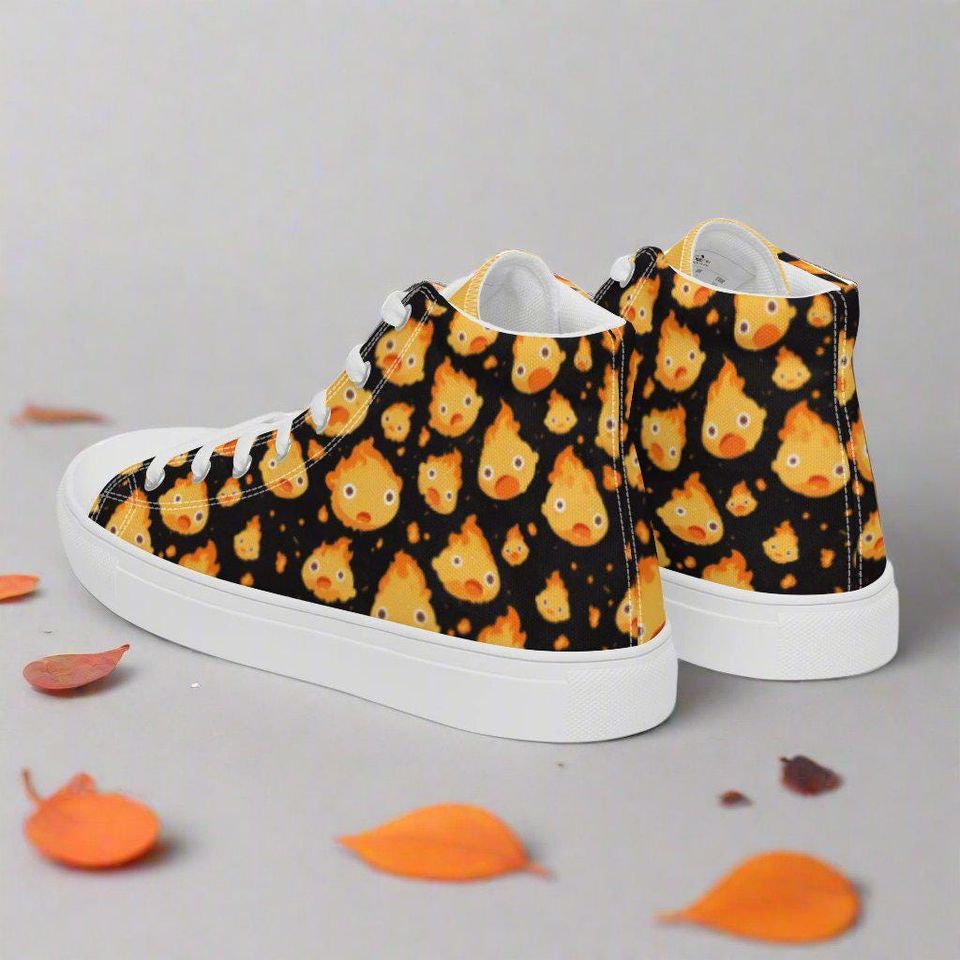 Calcifer | Womens & Girls High Top Sneakers