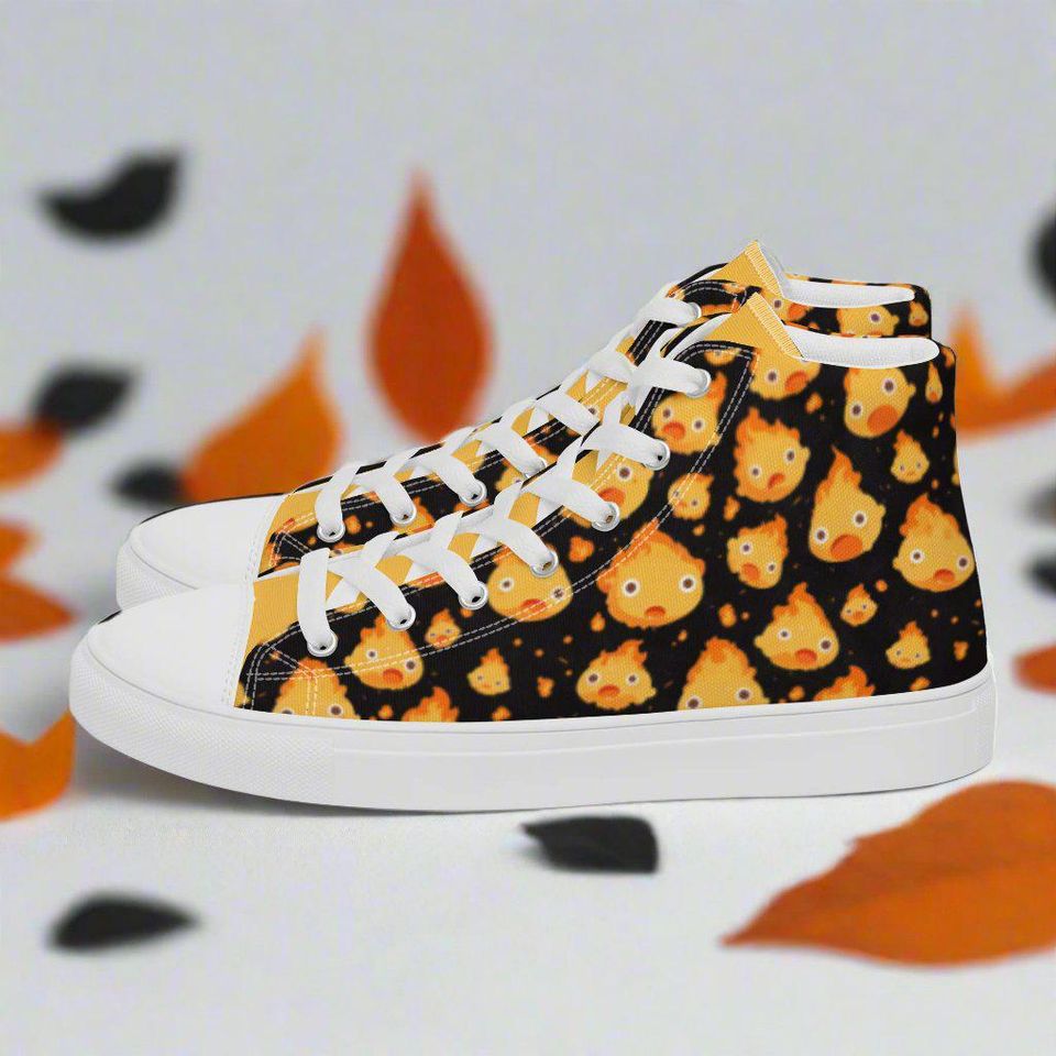 Calcifer | Womens & Girls High Top Sneakers