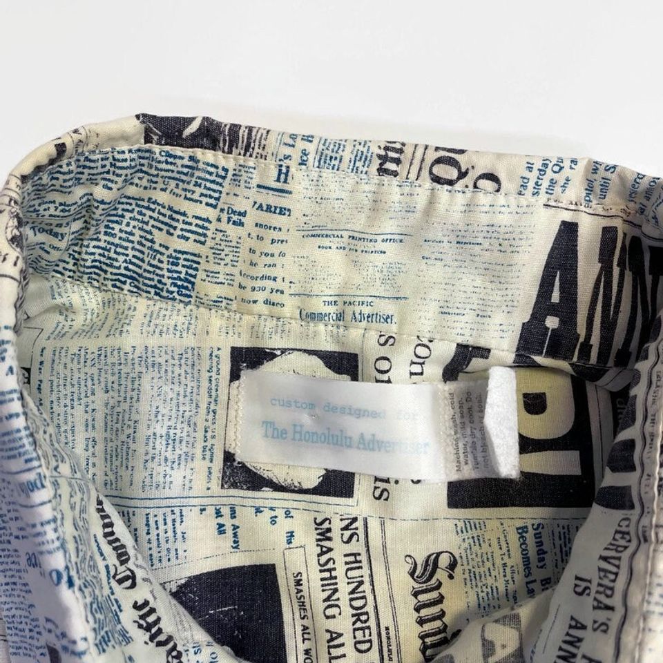 Honolulu Advertiser Aloha Shirt