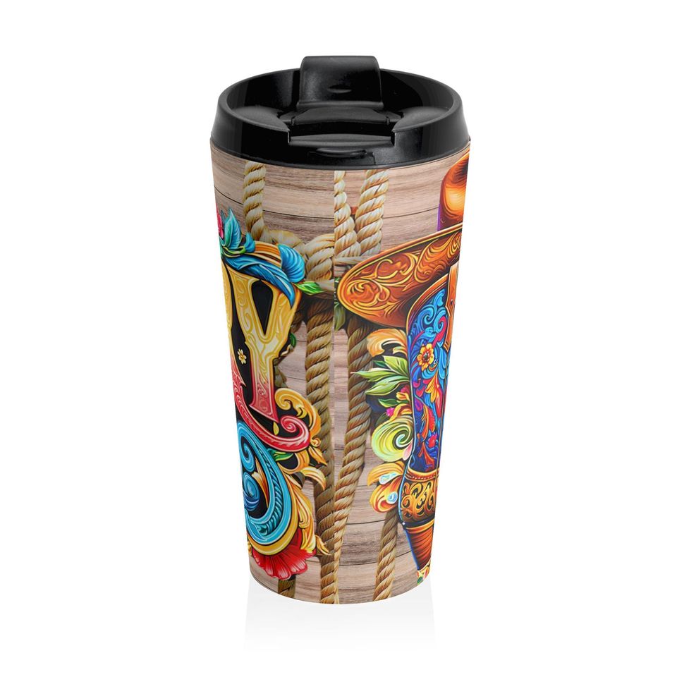 Country Girl Stainless Steel Travel Mug
