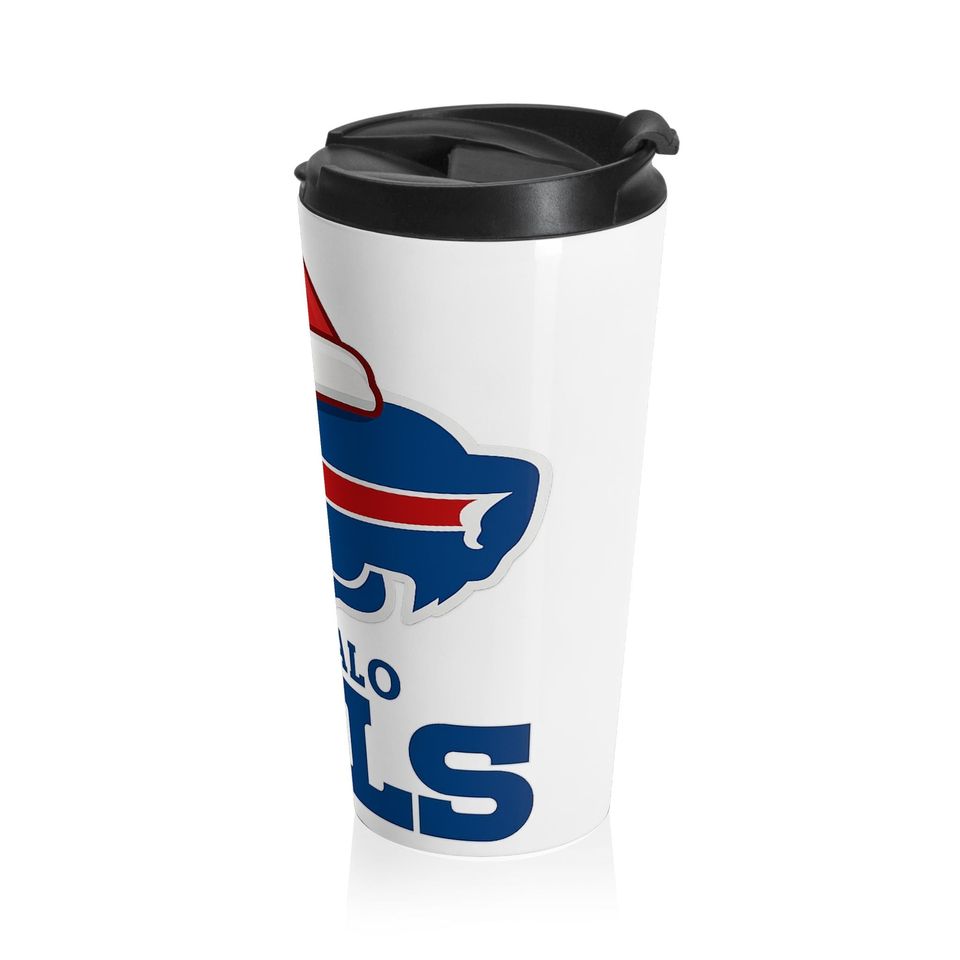Buffalo Bills Christmas Travel Mug