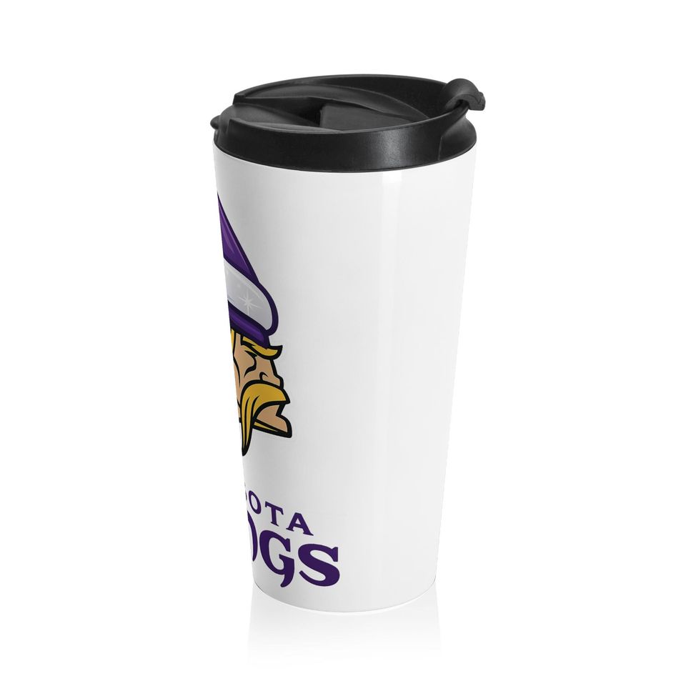 Minnesota Vikings Stainless Steel Travel Mug