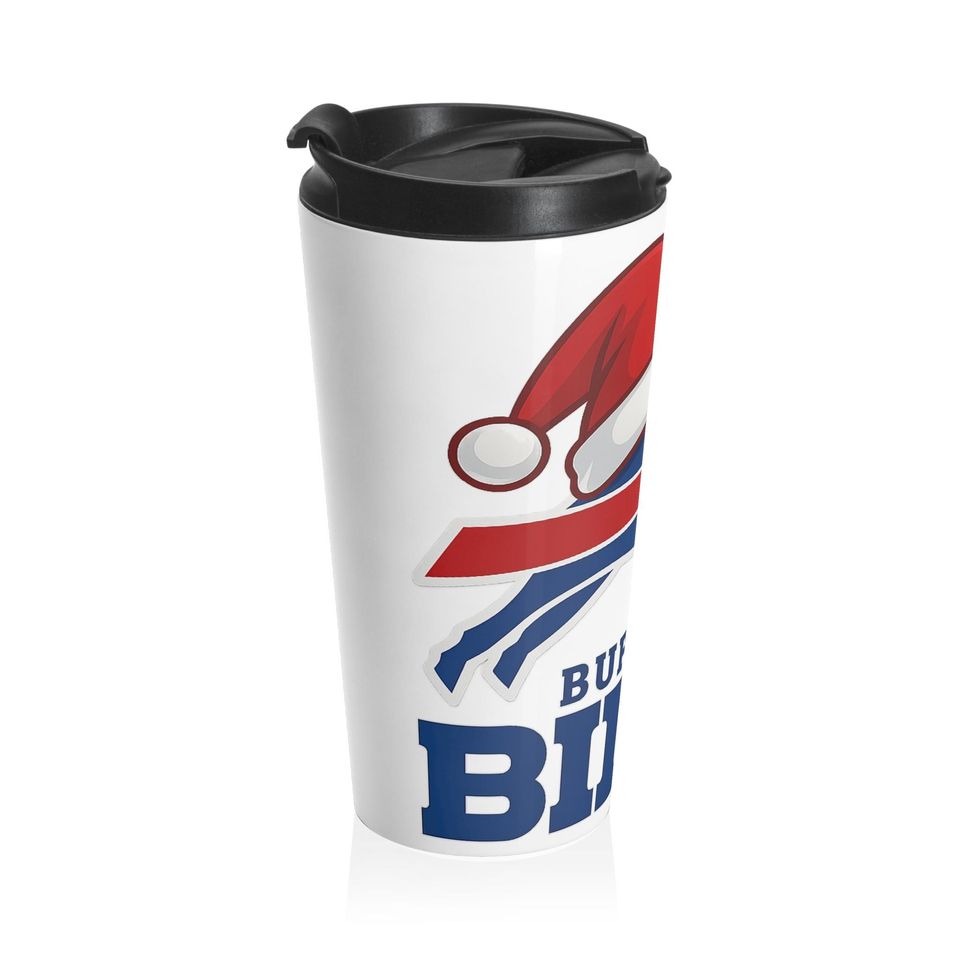 Buffalo Bills Christmas Travel Mug