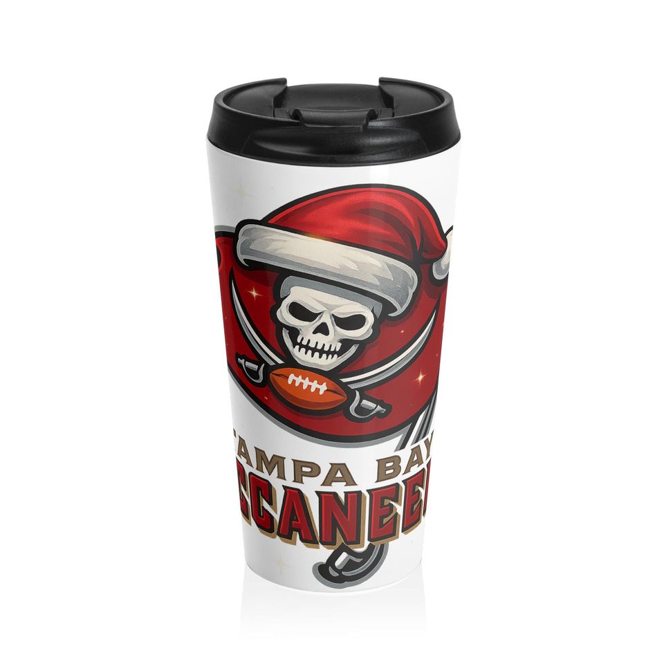 Tampa Bay Buccaneers Holiday Travel Mug