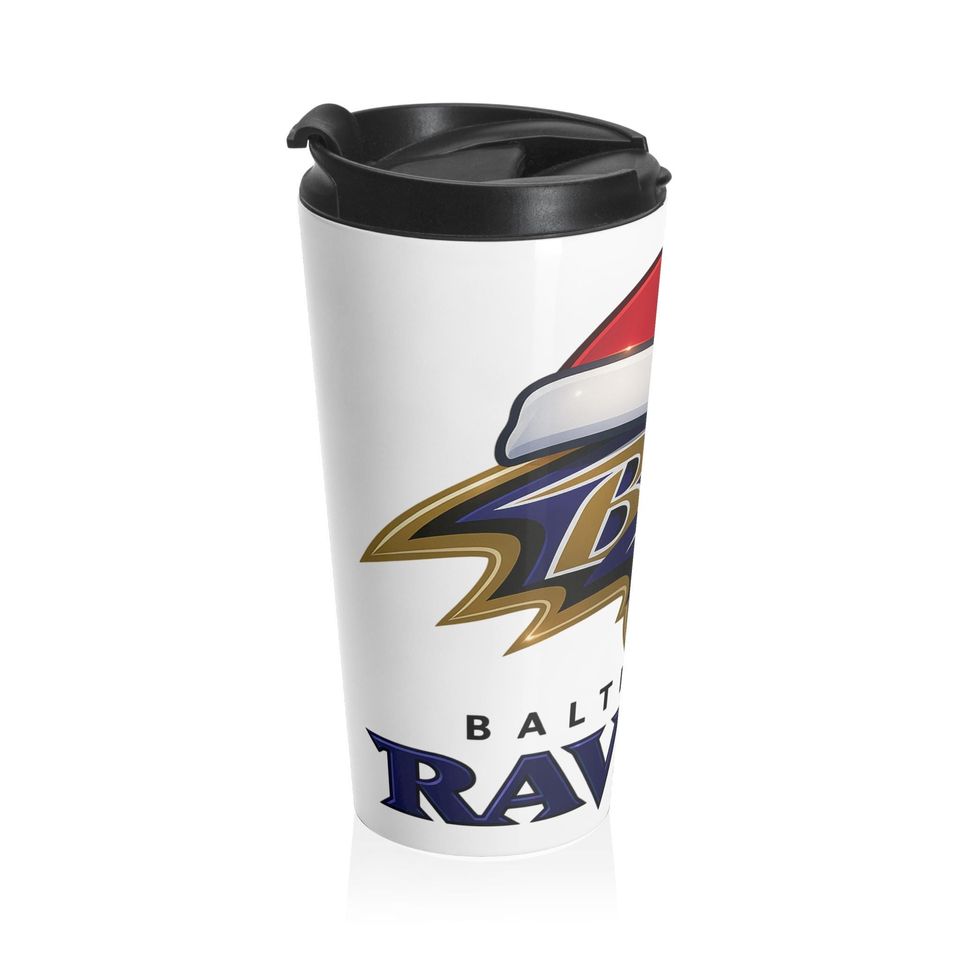 Baltimore Ravens Stainless Steel Travel Mug