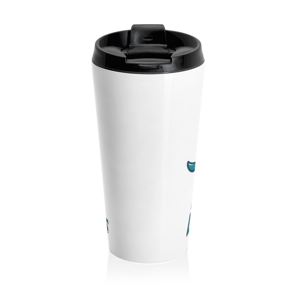 Festive Dolphin Travel Mug