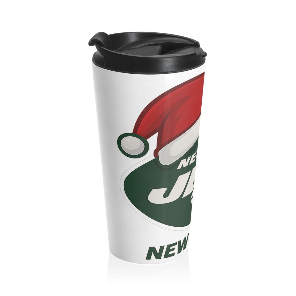 NY Jets Stainless Steel Travel Mug