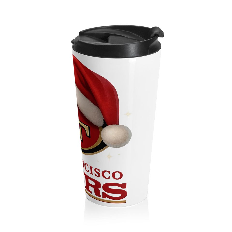 Festive Stainless Steel Travel Mug SF 49ers