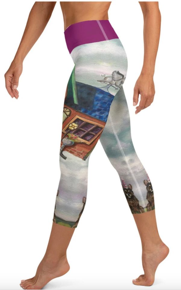 Pink Abstract Pattern 3D Tank Top