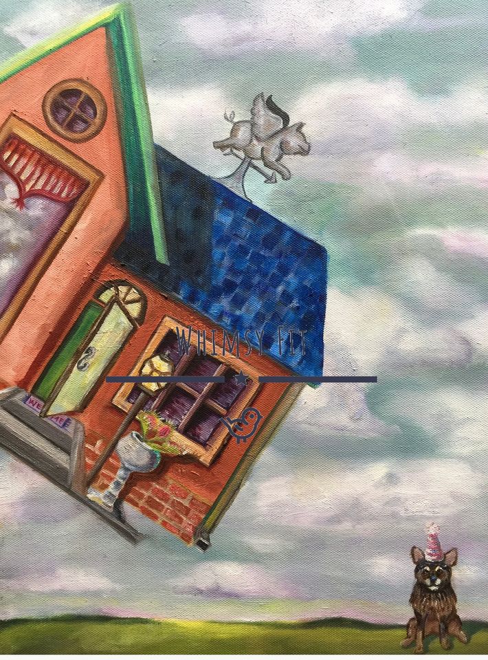 Pink Abstract Pattern 3D Tank Top