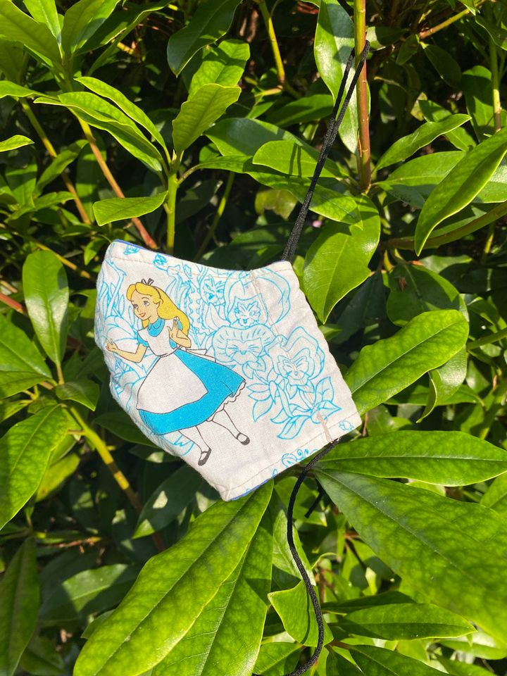 Alice in Wonderland Face Mask