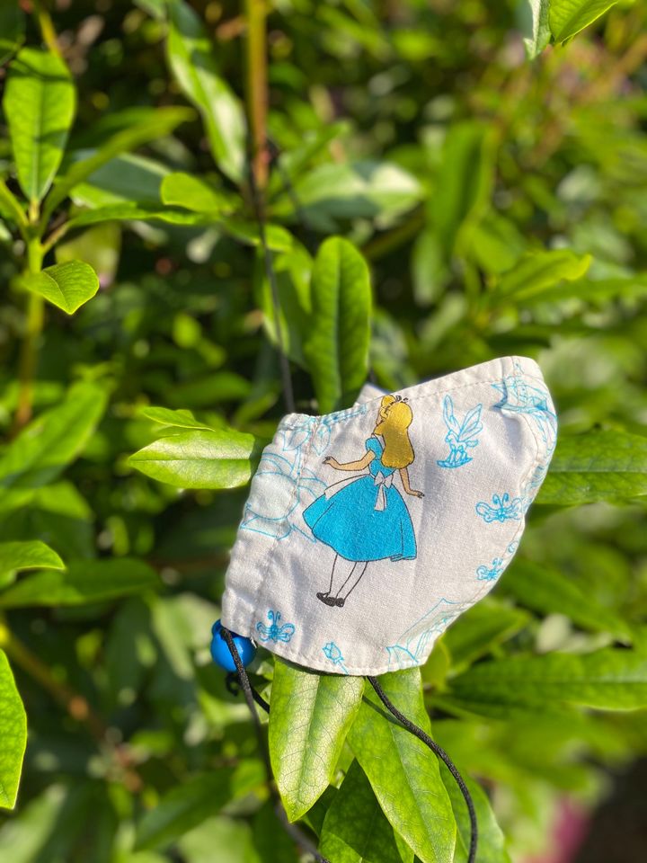 Alice in Wonderland Face Mask