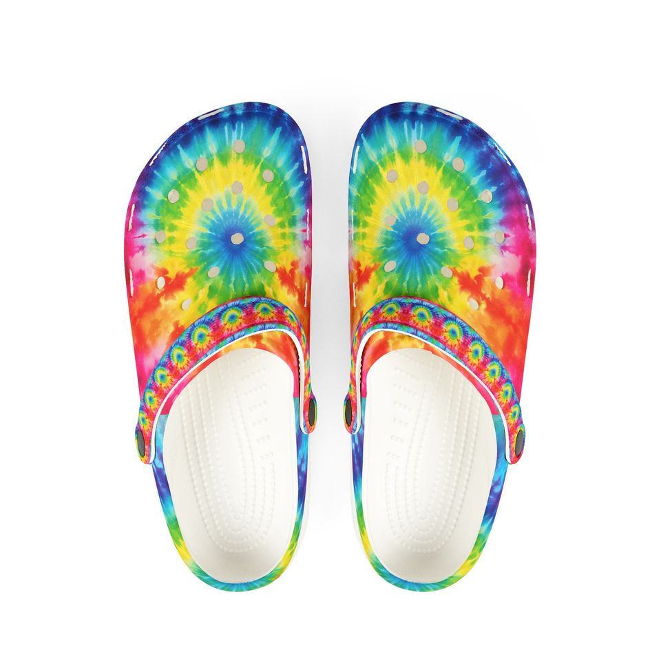 Tie Dye - 1- EVA Foam Clogs (AOP)