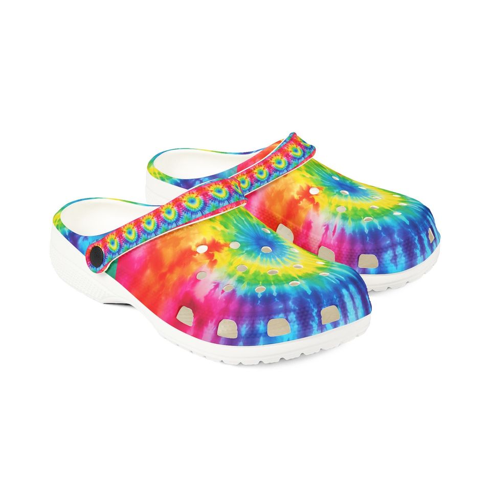 Tie Dye - 1- EVA Foam Clogs (AOP)