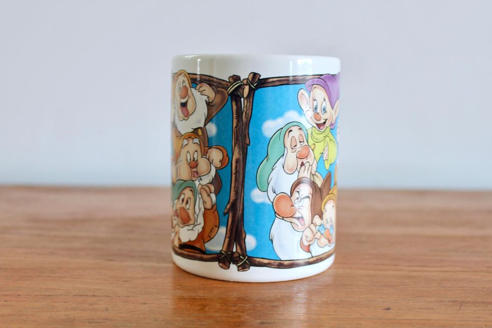 Collectable Disney Seven Dwarfs Mug, Staffordshire Tableware