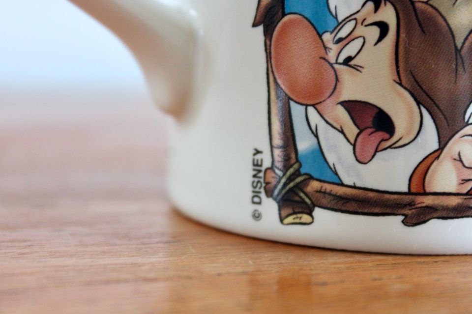 Collectable Disney Seven Dwarfs Mug, Staffordshire Tableware