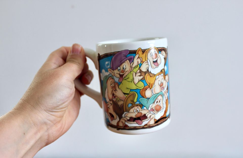 Collectable Disney Seven Dwarfs Mug, Staffordshire Tableware
