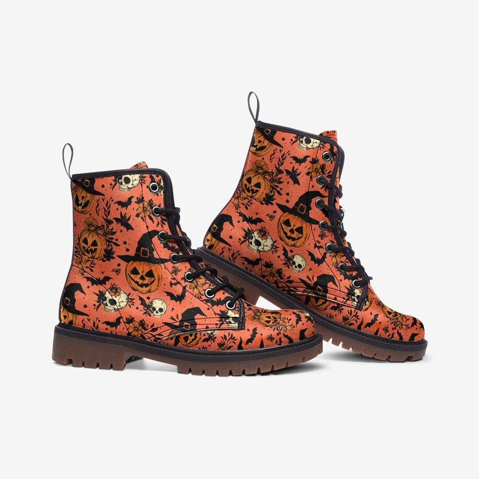 Halloween Combat Boots – Leather Boots