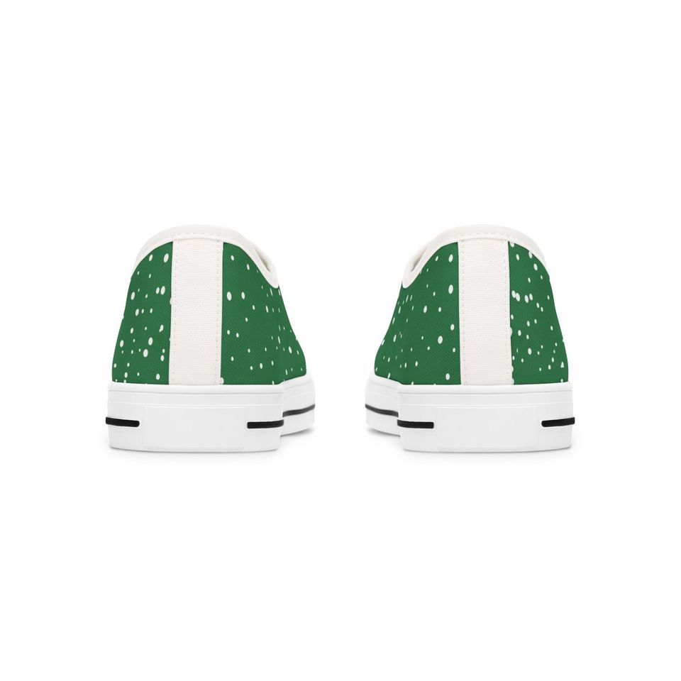 funny character Christmas Sneakers: Women's Holiday Low Top Shoes