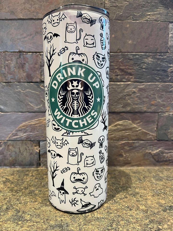 Halloween tumbler starbucks inspired