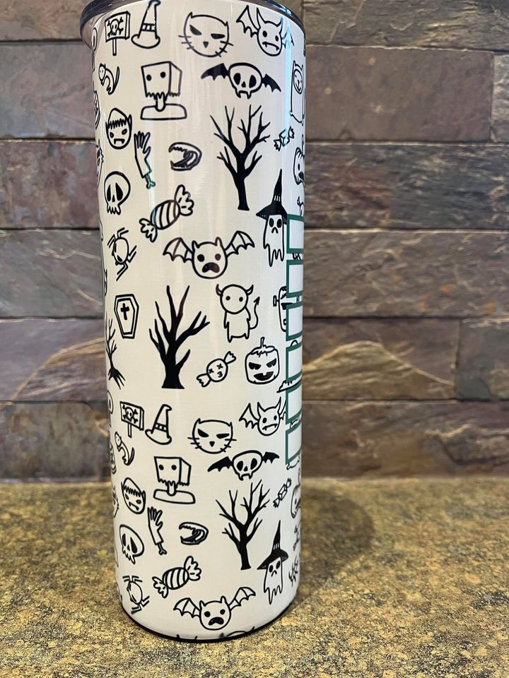 Halloween tumbler starbucks inspired