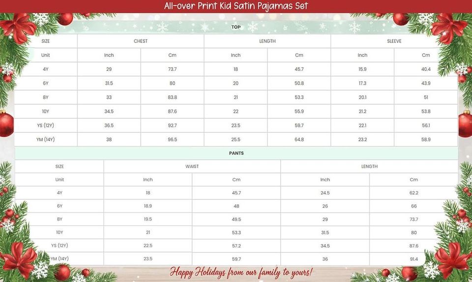 Six Seven Meme Christmas Contrast Pajamas Set