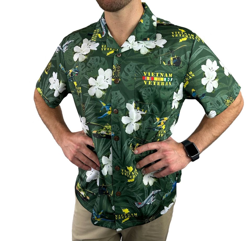 Vietnam Veteran Hawaiian Shirt Made