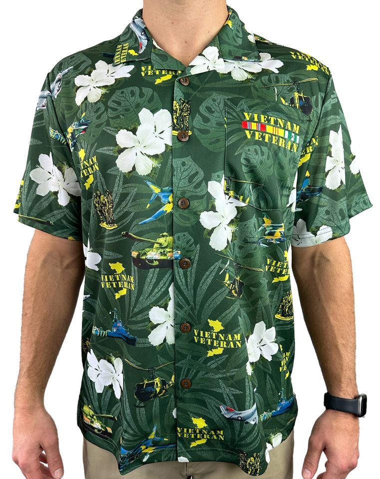 Vietnam Veteran Hawaiian Shirt Made